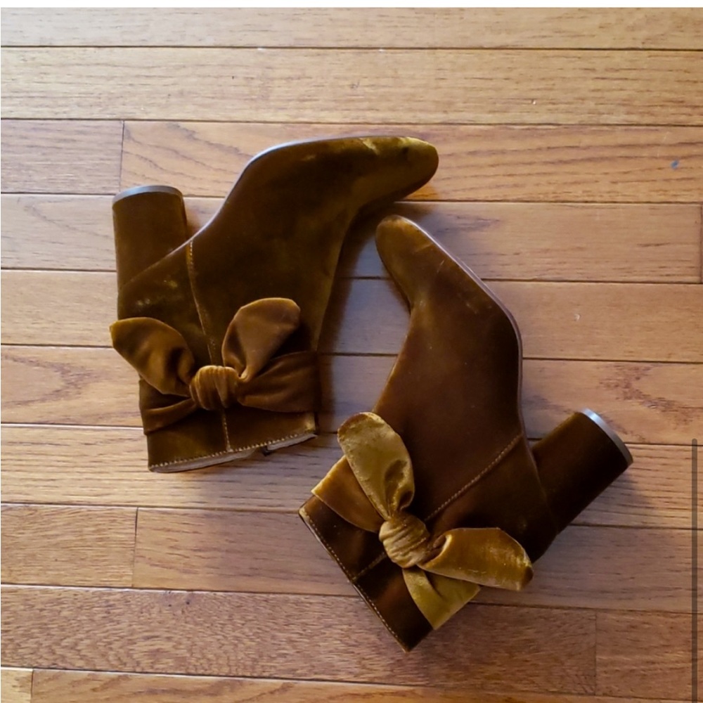 NWOT Madewell Esme Bow Boot Burnished Cedar